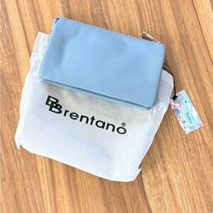 Brentano Light Blue Crossbody Bag with Removable Strap